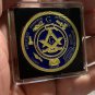 Freemason Challenge Coin Masonic Templar Brotherhood w Case-FREE SHIPPING