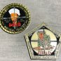 2X-Osama Bin Laden SEAL Team Six-6 September 9-11 Navy Military Challenge Coin
