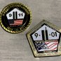 2X-Osama Bin Laden SEAL Team Six-6 September 9-11 Navy Military Challenge Coin