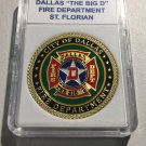 DALLAS Fire Department Challenge Gift Coin "THE BIG D"  with Case! NEW!