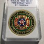 DALLAS Fire Department Challenge Gift Coin "THE BIG D" with Case! NEW!