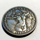 Beach Bunny Sexy Woman Novelty Good Luck Heads Tails Challenge Coin