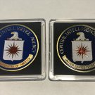 2X CIA US Central Intelligence Agency Washington DC Challenge Coins DEALS!