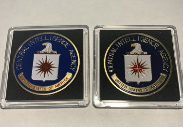 2X CIA US Central Intelligence Agency Washington DC Challenge Coins DEALS!