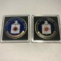 2X CIA US Central Intelligence Agency Washington DC Challenge Coins DEALS!