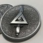 UNITED STATES ARMY DELTA FORCE ELITE SILVER OPPRESSORS BEWARE Challenge Coin