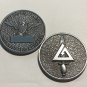 UNITED STATES ARMY DELTA FORCE ELITE SILVER OPPRESSORS BEWARE Challenge Coin