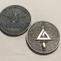 UNITED STATES ARMY DELTA FORCE ELITE SILVER OPPRESSORS BEWARE Challenge Coin