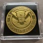 USA Border Patrol Challenge Coin -DOHS Gold Tone with 2x2 Case 40mm-Great Gift!