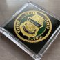 USA Border Patrol Challenge Coin -DOHS Gold Tone with 2x2 Case 40mm-Great Gift!