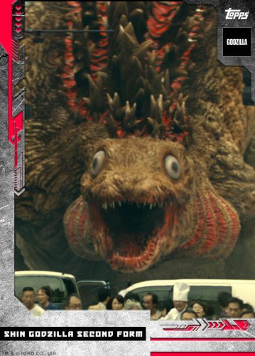 TOPPS GODZILLA *RARE RED* SHIN GODZILLA SECOND FROM Card NFT Digital #116