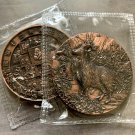 Zodiac Challenge Coin-COPPER-Year of the GOAT-Sealed Pack-High Relief! NEW!