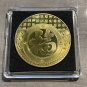 Mythical Sailing Ship Gold Plated Lucky Chinese Collectible Challenge Coin