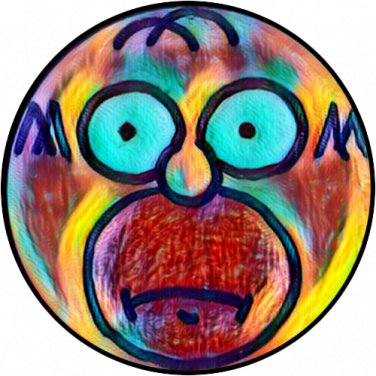 NFT Crypto Rare Authentic Art -"HOMER EMOJI" LOW Mint #39 Art of Journey