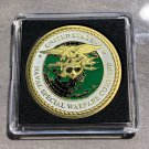 UNITED STATES NAVAL SPECIAL WARFARE COMMAND NAVY SEAL TRIDENT CHALLENGE COIN CS