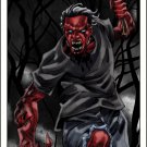 LOUP GAROU Ultra Horrors Collectible Card NFT #633 of 844 BASE