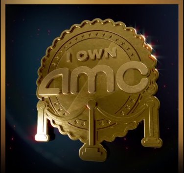 I OWN AMC STOCK NFT BLOCKCHAIN Collectible! -LOW Mint #29341