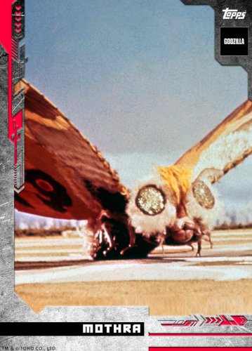 TOPPS GODZILLA MOTHRA *RARE RED* NFT CARD LOW MINT #134