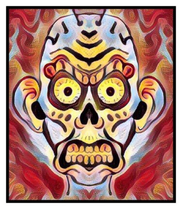 NFT Crypto Rare Authentic Art - "ZOMBIE FACE 2" LOW Mint #3 of 9 - HAND DRAWN!