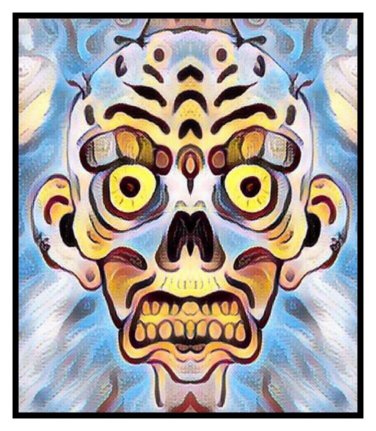 NFT Crypto Rare Authentic Art -"ZOMBIE FACE 1" LOW Mint #6 of 18 -Art of Journey
