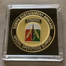 UNITED STATES ARMY AIRBORNE Challenge Coin - 528th SUSTAINMENT BRIGADE w Case