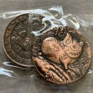 Zodiac Challenge Coin-COPPER-Year of the PIG-Sealed Pack-High Relief! NEW!