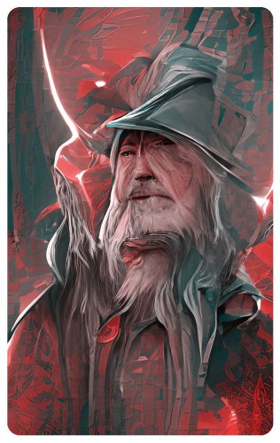 NFT Crypto Rare Authentic Art -"THE GREAT WIZARD" LOW Mint #5 of 18- HAND DRAWN