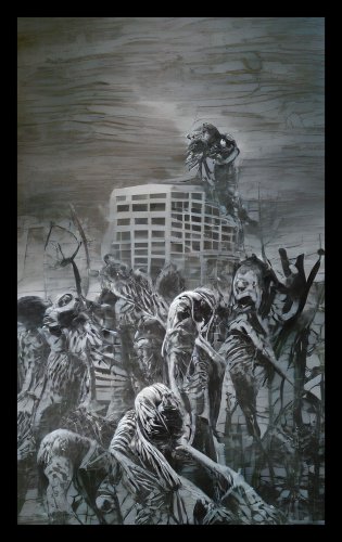 NFT Crypto Rare Authentic Art -"ZOMBIE RISING" LOW Mint #2 of 17- HAND DRAWN