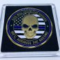 Police Challenge Coin Law  Enforcement 2PCS St Michael Catholic Christian W/CASE