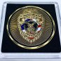 Police Challenge Coin Law  Enforcement 2PCS St Michael Catholic Christian W/CASE