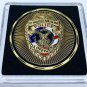 Police Challenge Coin Law Enforcement 2PCS St Michael Catholic Christian W/CASE