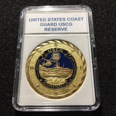 US COAST GUARD Reserves Challenge Coin-USCG-US Coast Guard Compass-Respect-Duty