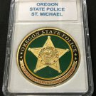 OREGON STATE POLICE ST MICHAEL POLICE Challenge Coin Souvenir 40mm with Case