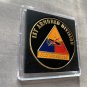 US ARMY Challenge Coin 1ST ARMORED DIVISION "OLD IRONSIDES" with Case!