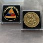 US ARMY Challenge Coin 1ST ARMORED DIVISION "OLD IRONSIDES" with Case!