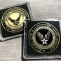 Air Force Airman Award Aim High-Fly Fight Win Challenge Coin /USAF-Pilot w/Case!