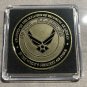Air Force Airman Award Aim High-Fly Fight Win Challenge Coin /USAF-Pilot w/Case!