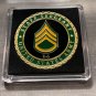 US ARMY STAFF SERGEANT E-6 Challenge Coin with Case-US Military Gift Coins