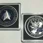 U.S. SPACE FORCE - SPACE COMMAND Challenge Coin W 2x2 Case Fast Ship USA AF41