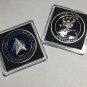 U.S. SPACE FORCE - SPACE COMMAND Challenge Coin W 2x2 Case Fast Ship USA AF41