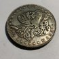 Skull E. PLURIUS UNUM Novelty Good Luck Heads Tails Challenge Pocket Coin 1895