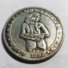 Sexy Buns and Guns Novelty Good Luck Heads Tails Challenge Coin