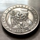 Wedding Couples Dream Skull  Novelty Good Luck Heads Tails Challenge Coin