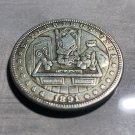 SCROOGE BOSS "Time is Money" Novelty Good Luck Heads Tails Challenge Coin Token
