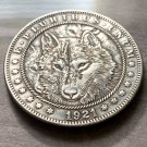 Wolf Domineering Novelty Good Luck Heads Tails Challenge Coin