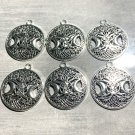 VIKING DOUBLE MOON Pendant-WHOLESALE Lot of 6-USA Seller-FREE SHIPPING!