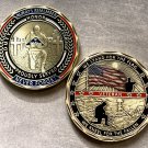 US Military VETERAN Challenge Coin Stand For the Flag ARMY-NAVY- USAF-USMC-USCG*