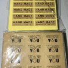 WHOLESALE LOT 480 Handmade PLUS 96 Thank You PRODUCT STICKERS 576 TOTAL PCS!