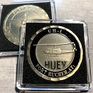 Huey Helicopter UH-1 Ft. Rucker Army Aviation Challenge Coin With Coin Case!