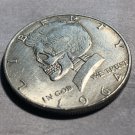 Kennedy Skull Novelty Heads Tails Challenge Coin Antique Finish